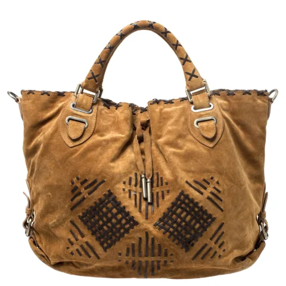 Bally Pre-owned Suede totes Brown Dames
