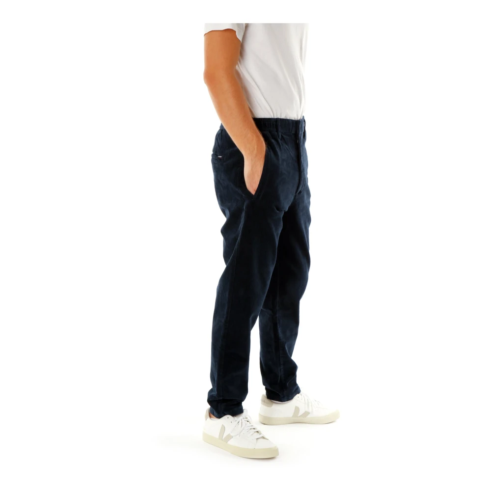Gabba Corduroy broek met relaxte pasvorm Blue Heren