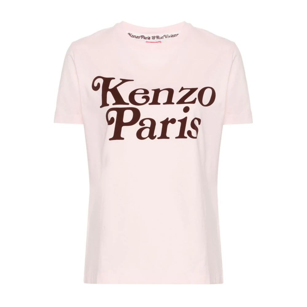 Kenzo Roze T-shirts en Polos met Paris Print Pink Dames