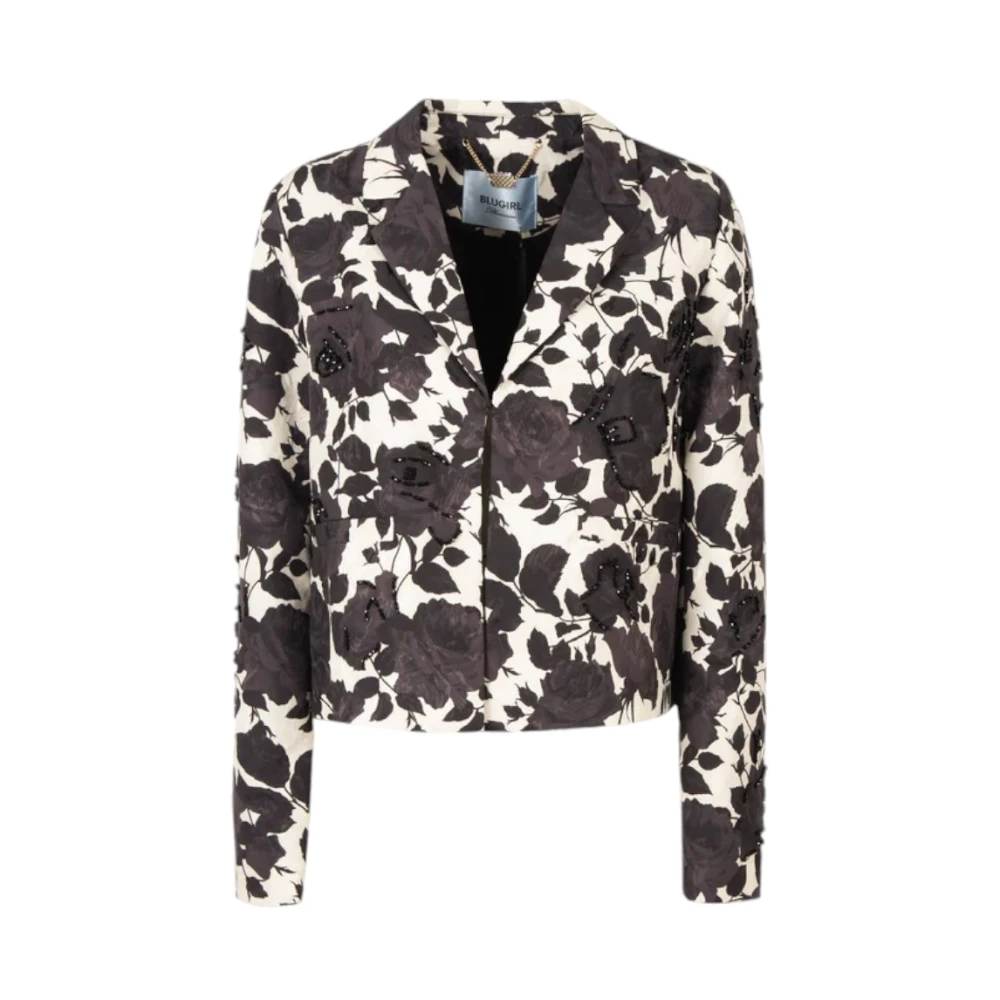 Blugirl Stijlvolle Jas voor Vrouwen Multicolor Dames