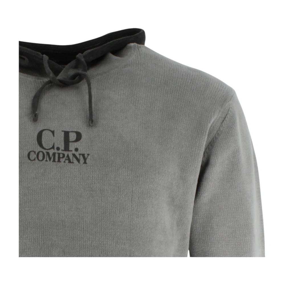 C.P. Company Grijze Hoodie Trui Gray Heren