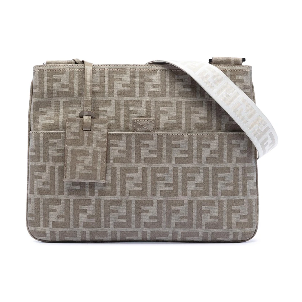 Fendi Vintage Women's Brown Vintage Shoulder Bags, One Size, Pre-Owned Accessories Bag