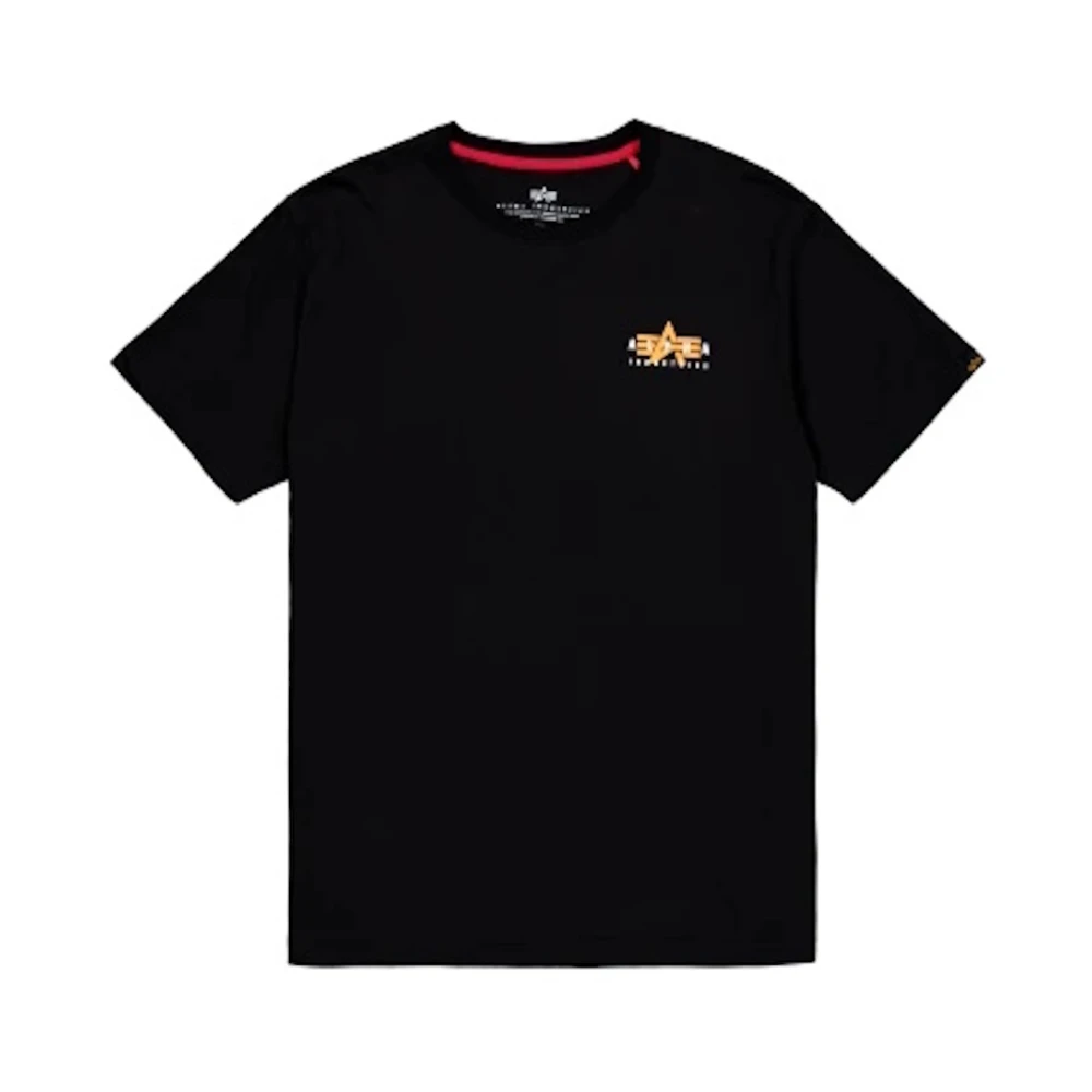 alpha industries Dynamisch Puff Print Heren T-shirt Black Heren