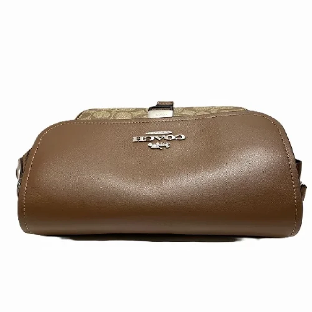 Coach Pre-owned Canvas shoulder-bags Green Dames
