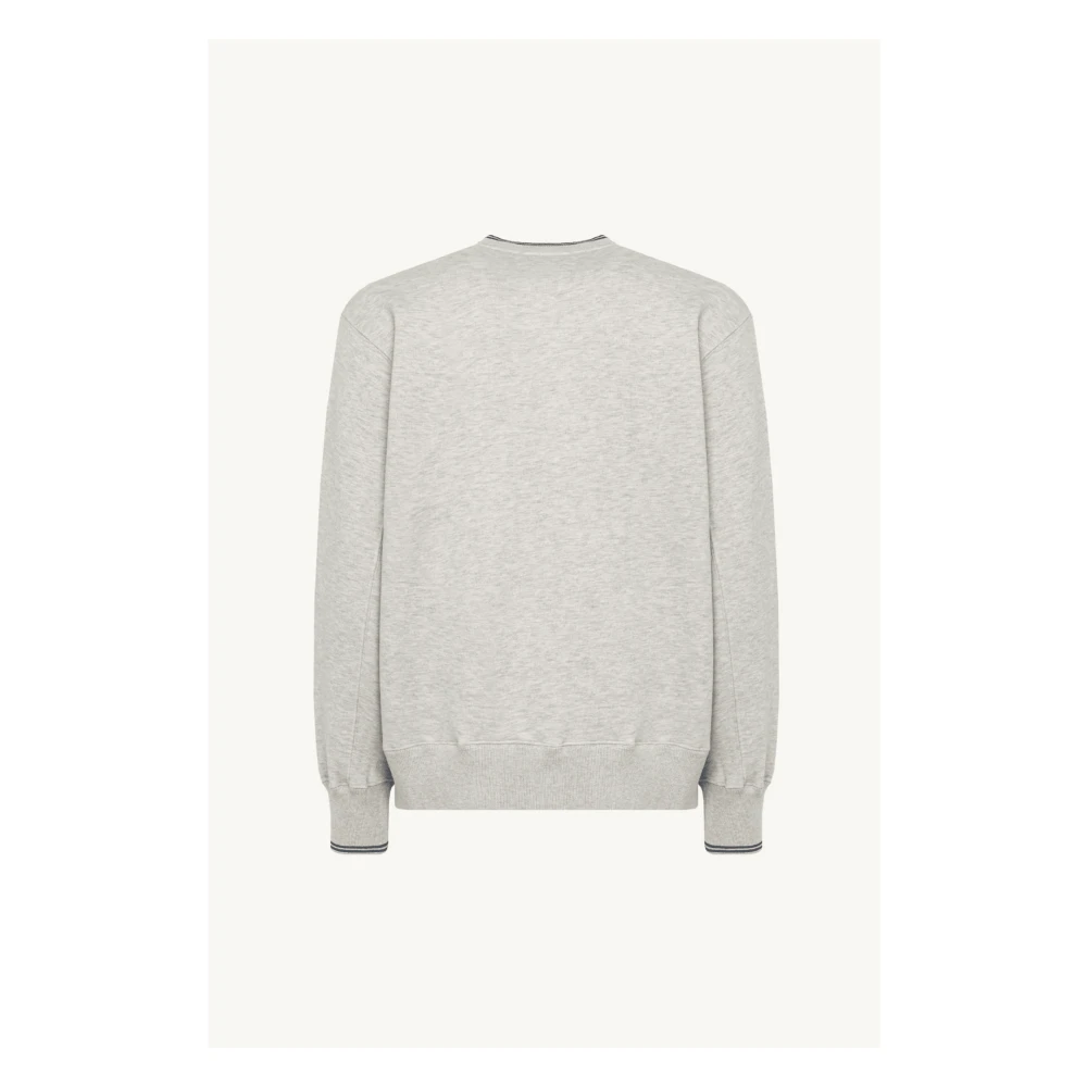Autry Grijze Logo Sweatshirt Relaxte pasvorm Gray Heren