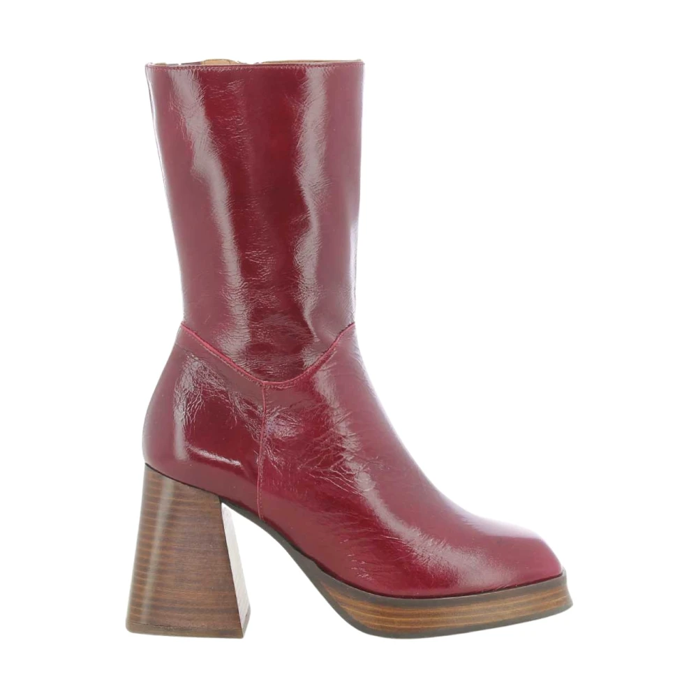 Angel Alarcon Heeled Boots Red Dames