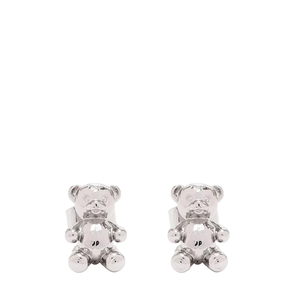 Marc Jacobs Women's Gray Teddy Bear Stud Earrings