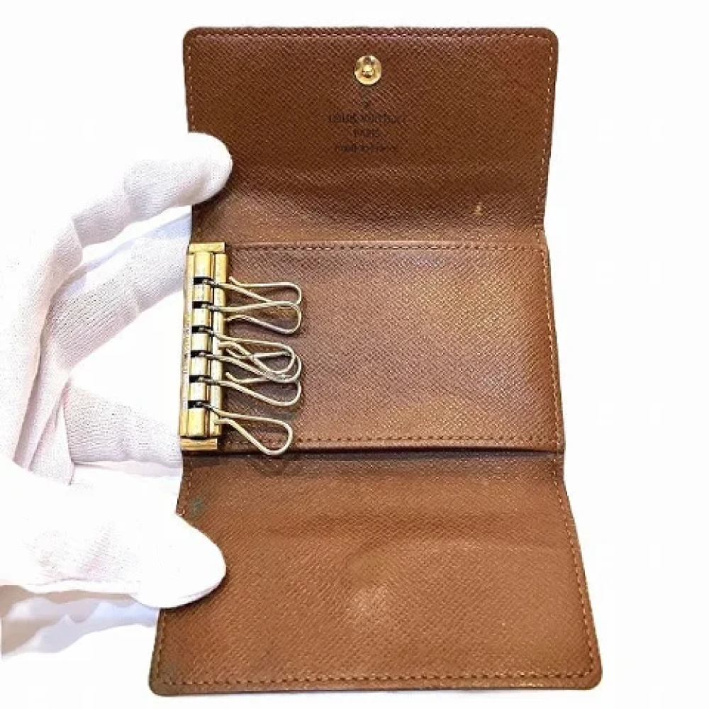 Louis Vuitton Vintage Pre-owned Canvas key-holders Brown Heren
