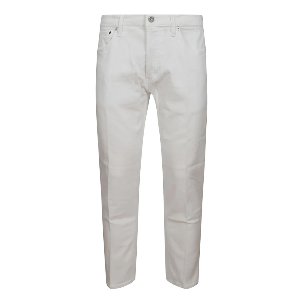 Dondup Skinny Fit Katoenen Jeans White Heren