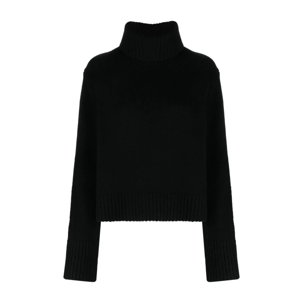 Polo Ralph Lauren Zwart Wol Kasjmier Lange Mouw Pullover Black Dames