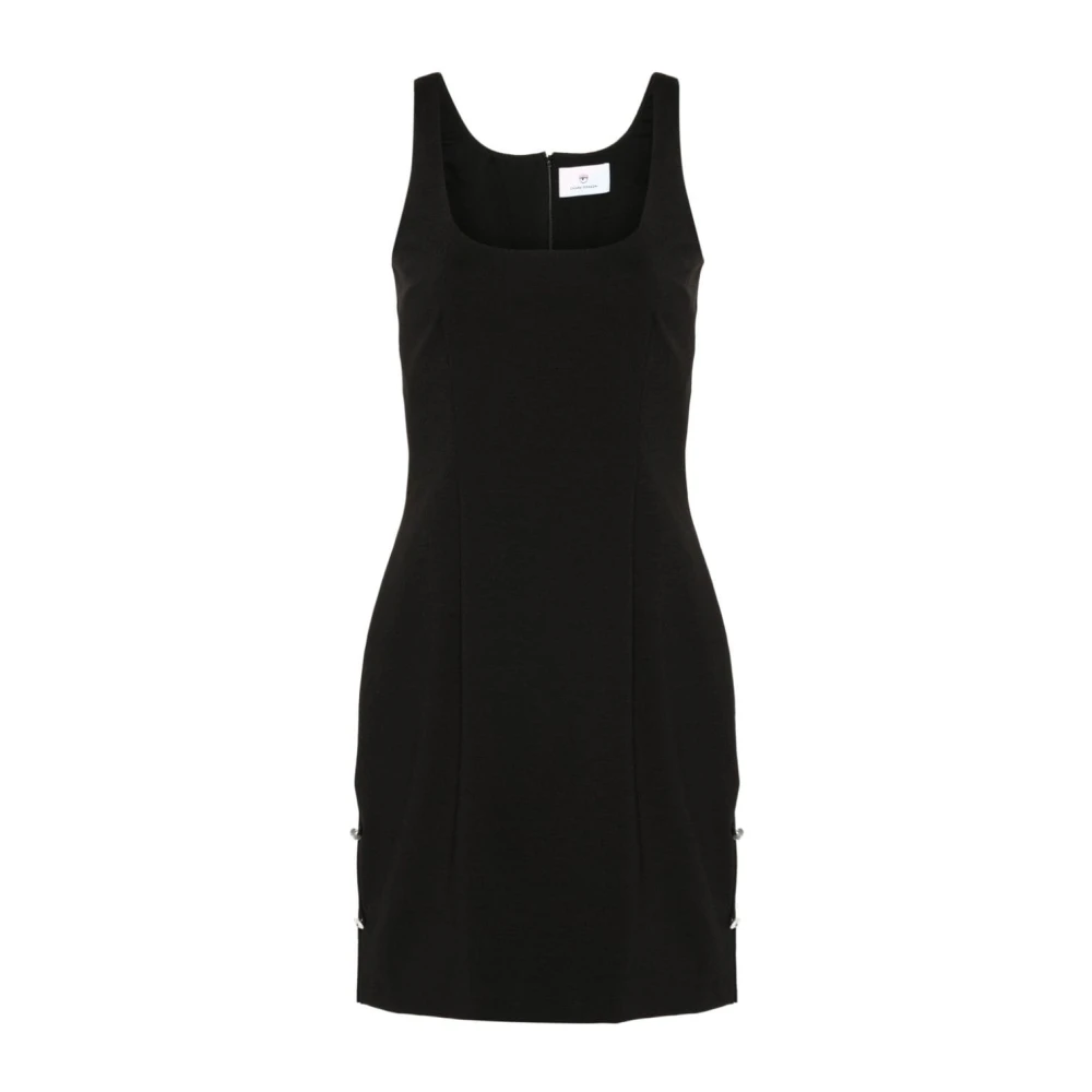 Chiara Ferragni Collection Zwarte jurk voor vrouwen Ss24 Black Dames