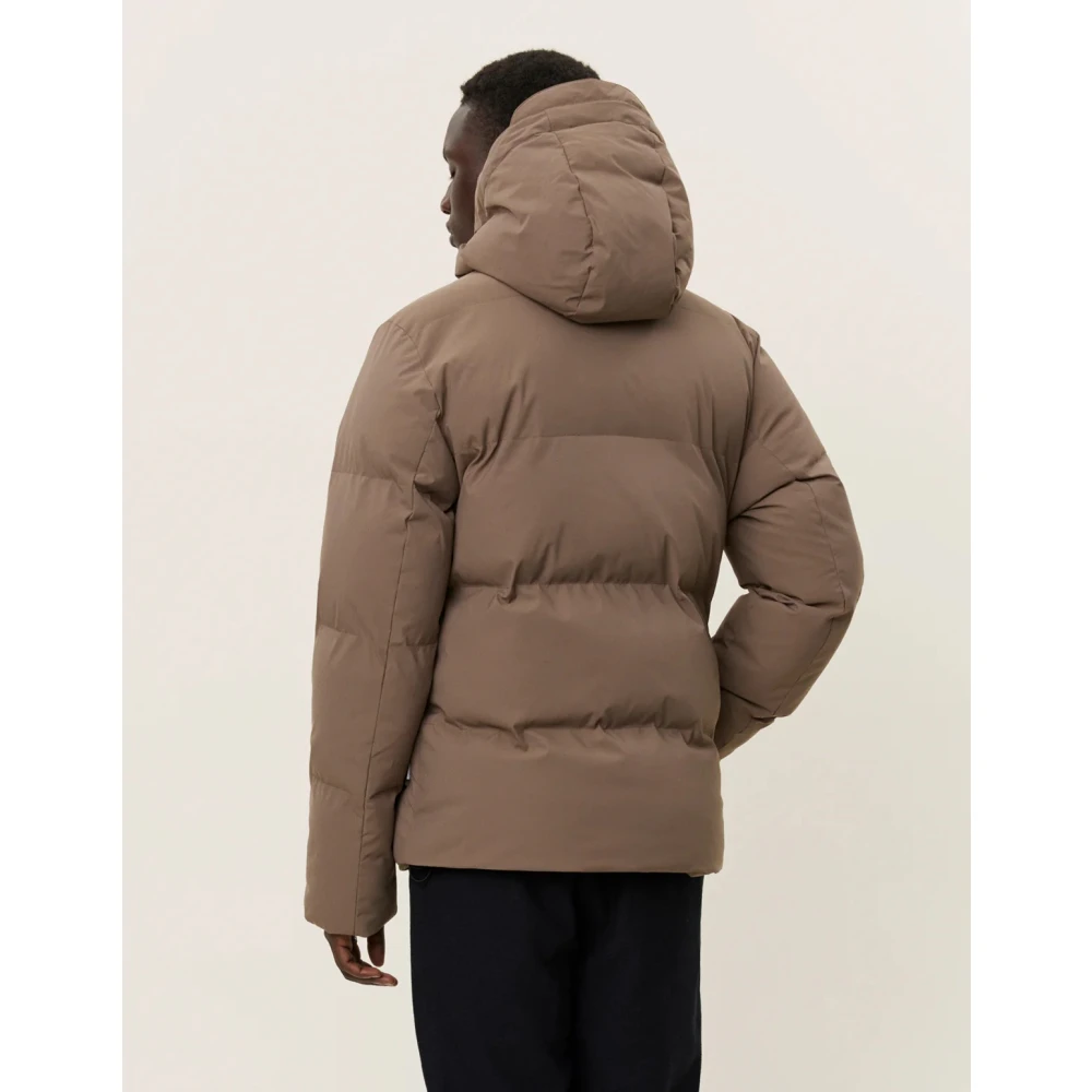 Les Deux Mountain Grey Puffer Jacket Gray Heren