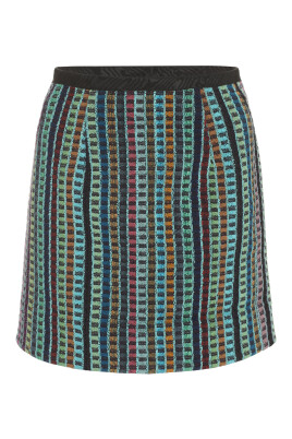 colorful-jacquard-mini-skirt