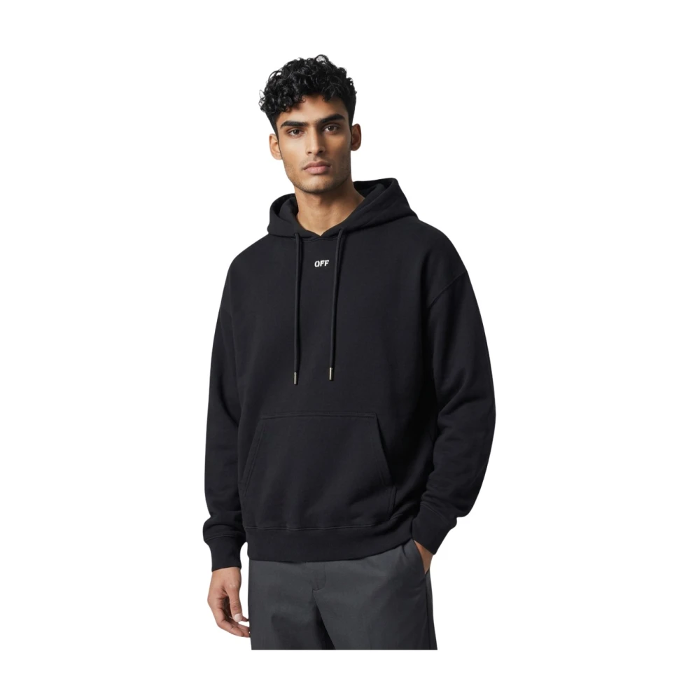 Off White Uomo Nero Felpe, M, New,