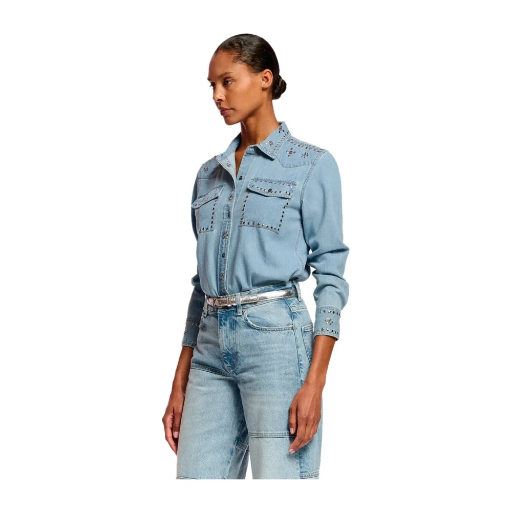 Essentiel Antwerp Denim Shirts Blue Dames