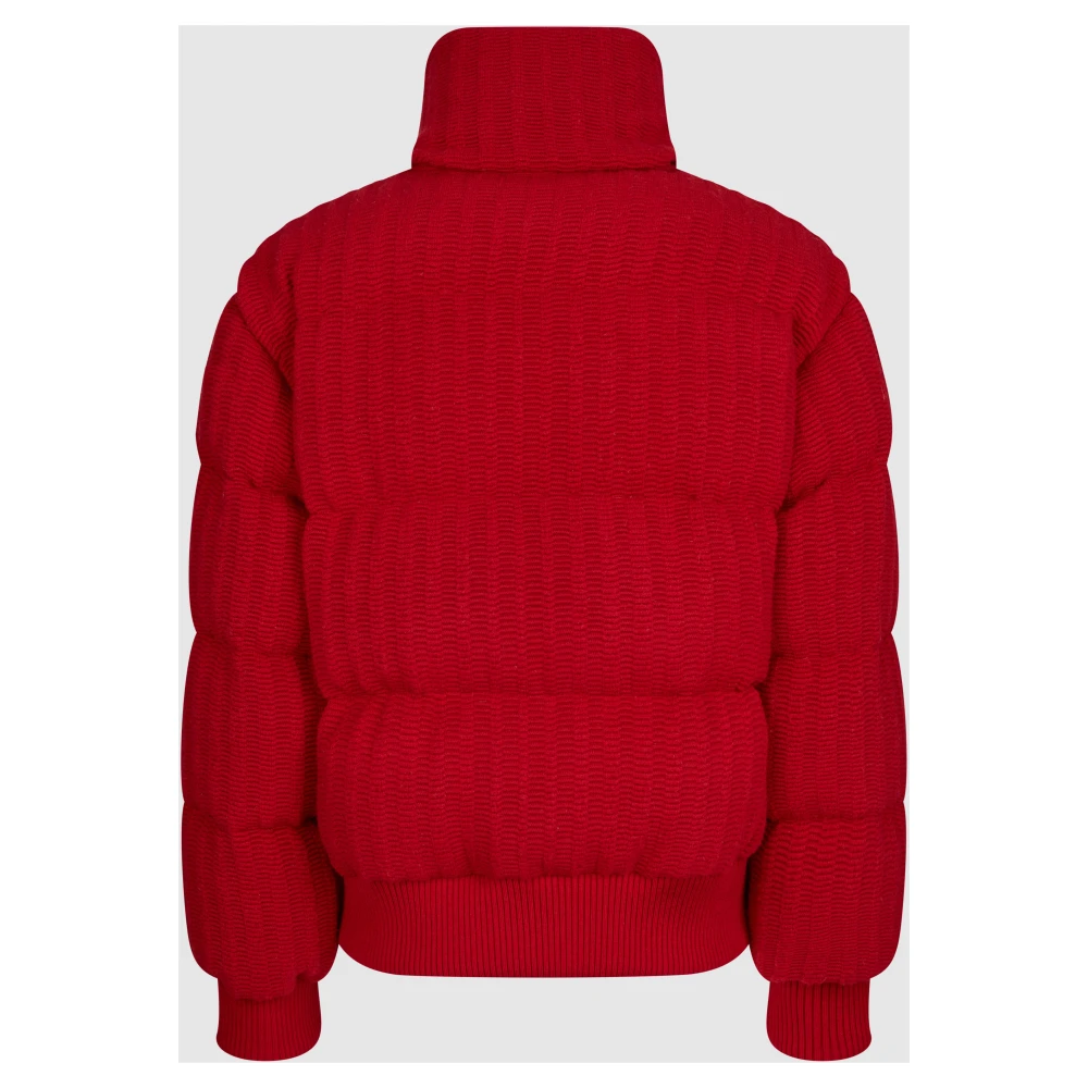 add Bomber IN Bubble UP Gebreid Red Dames