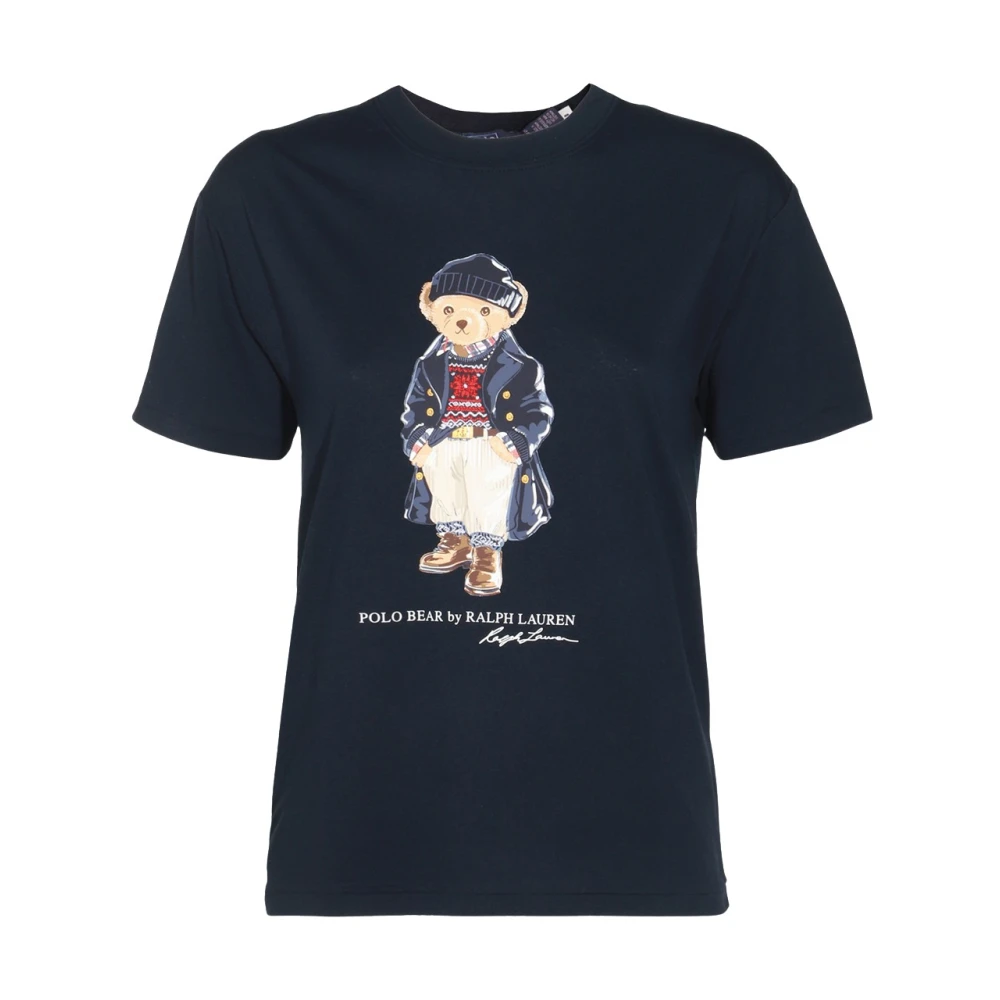 Ralph Lauren shirts & tops NVL bear tee short sleeve Tsh Blue Dames