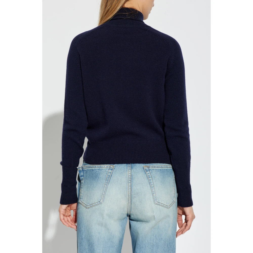 Victoria Beckham Trui met logo Blue Dames