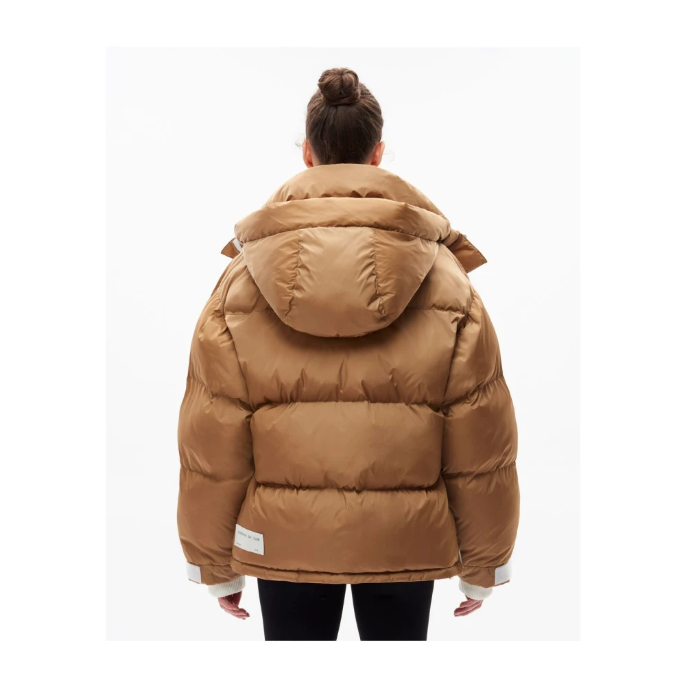 Shoreditch SKI Club Stijlvolle Pufferjas Beige Dames