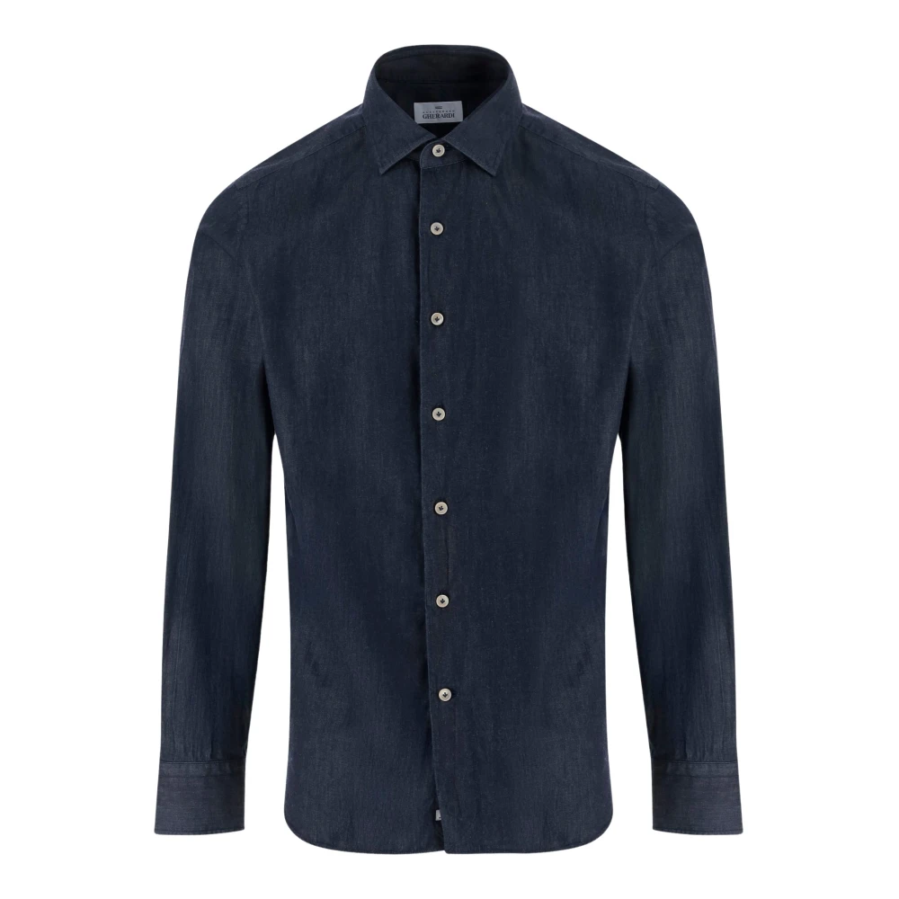 Alessandro Gherardi Men's Blue Cotton Shirt