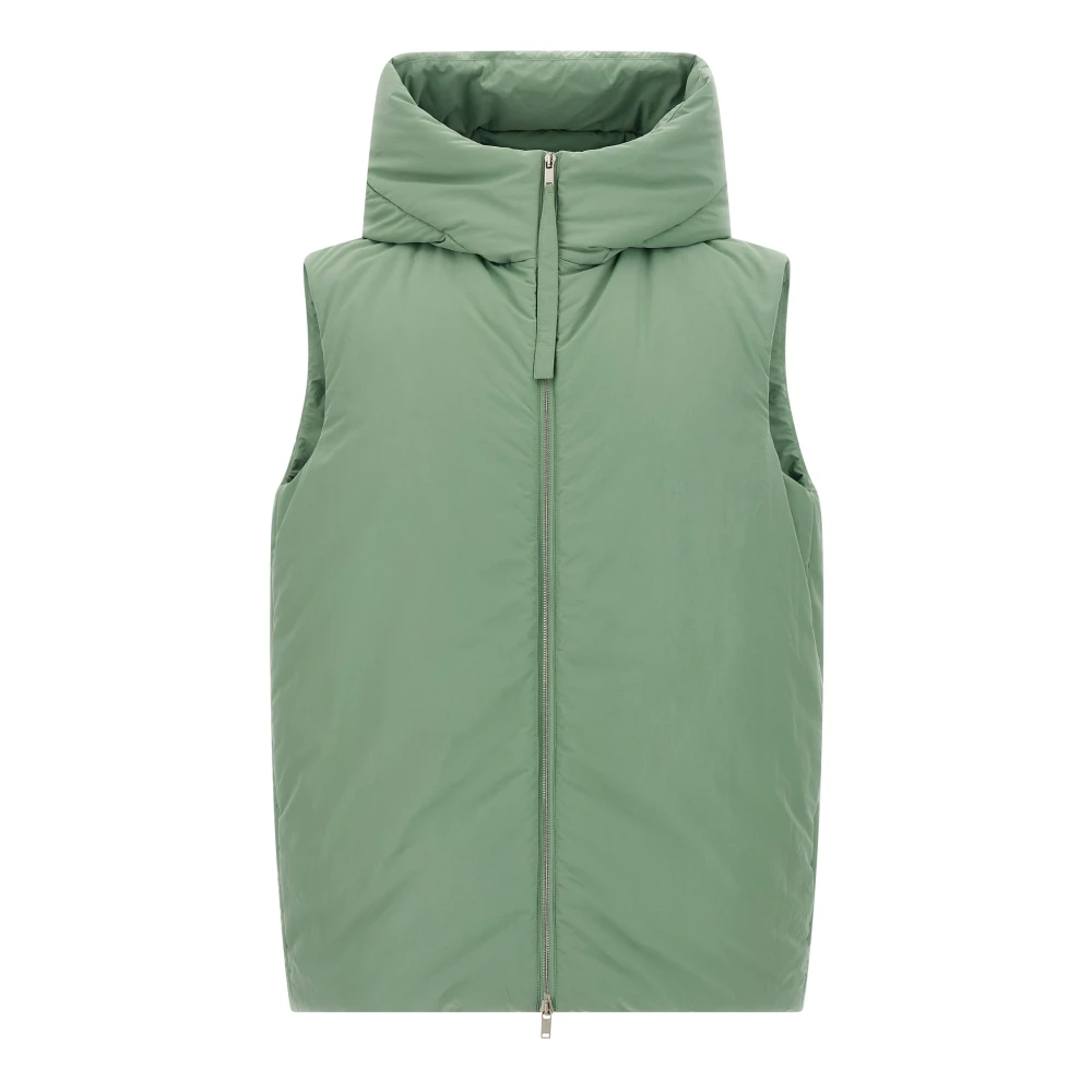 Jil Sander Men's Green Waistcoats, M, 160 Vest