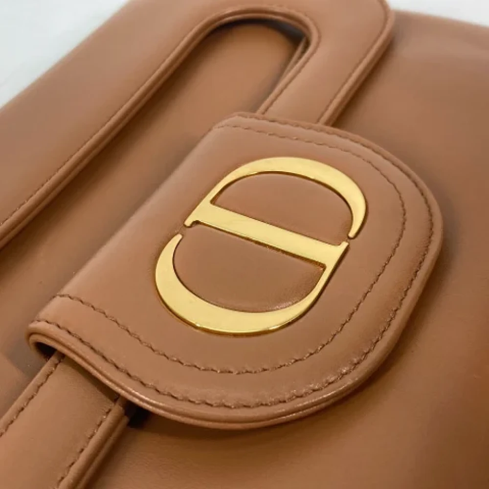 Dior Vintage Pre-owned Leather dior-bags Brown Dames