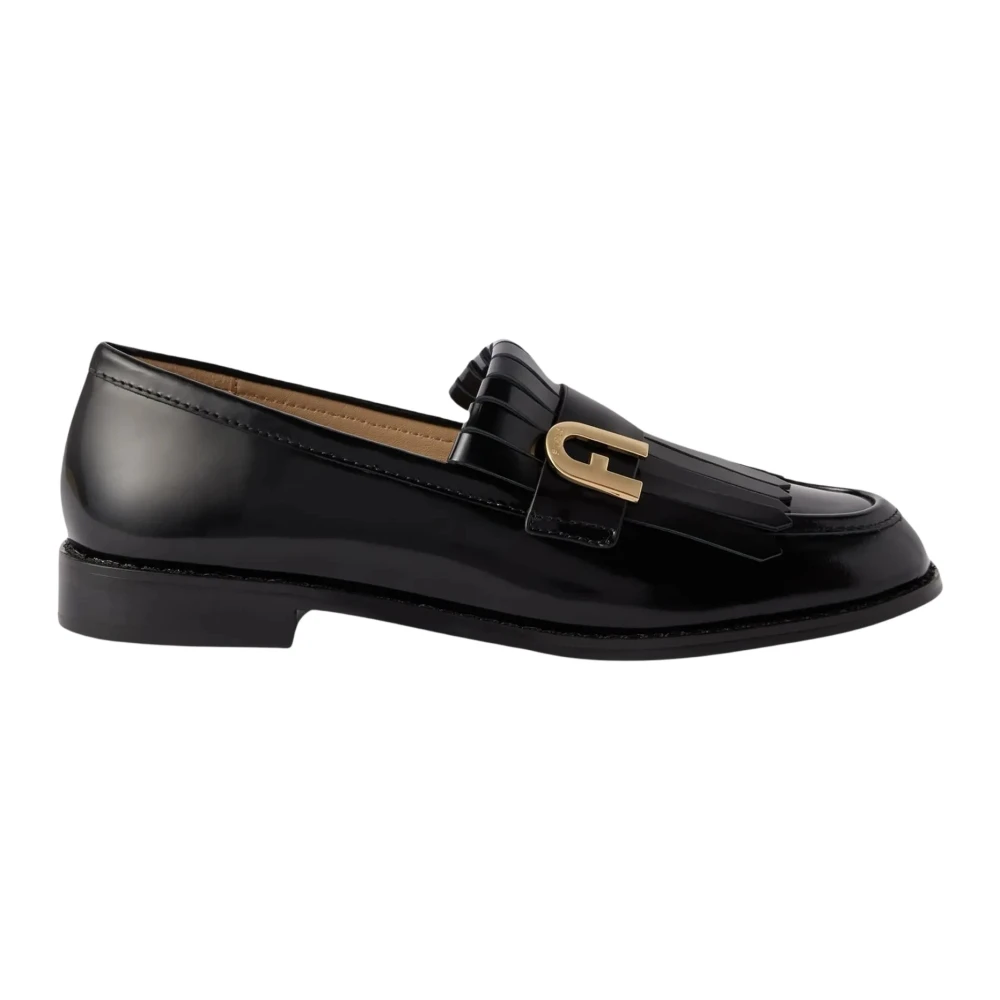 Furla , Loafers, Female, Black, 2 Uk, Lidia Loafers