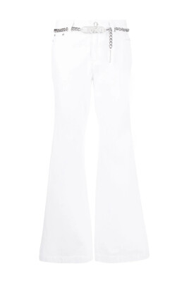 jean-flare-blanc-avec-chaine