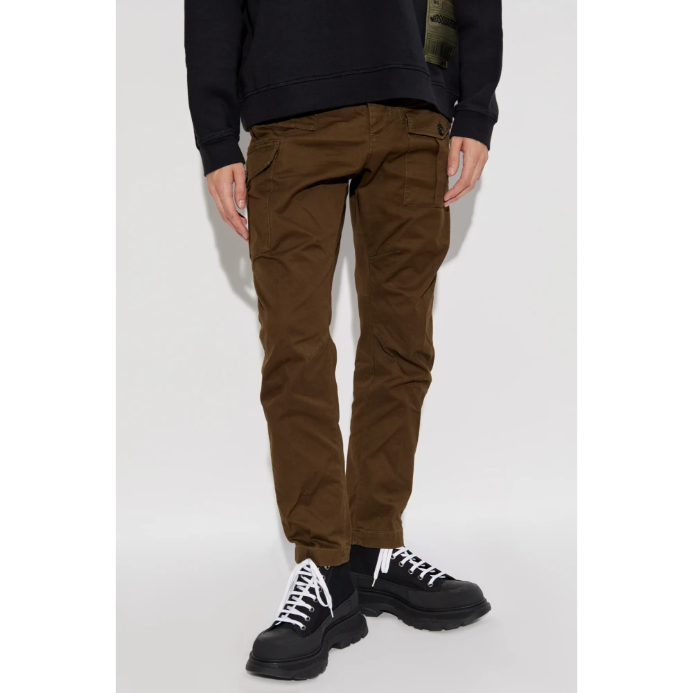 Dsquared2 Broek Cargo Brown Heren