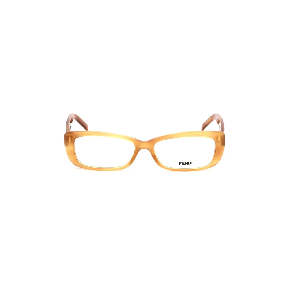 Fendi Bruine plastic monturen met zandwijzer Brown Dames