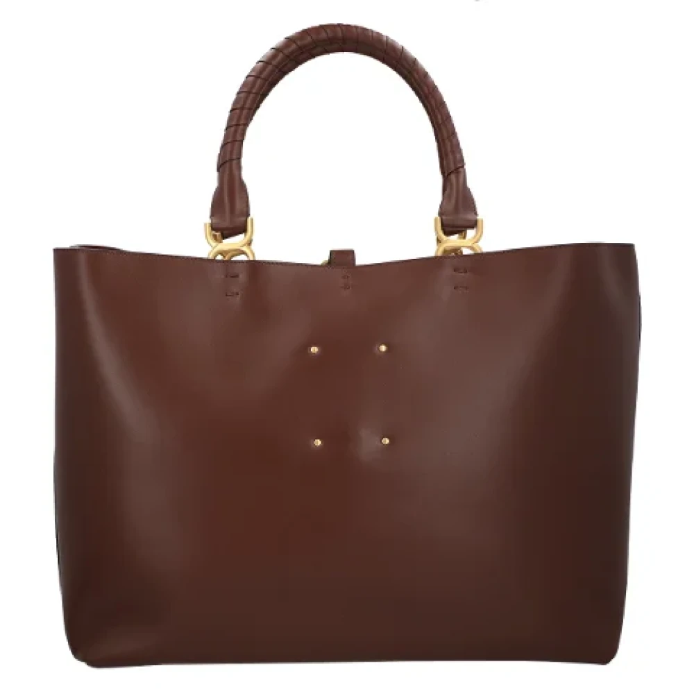 Chloé Leather totes Brown Dames