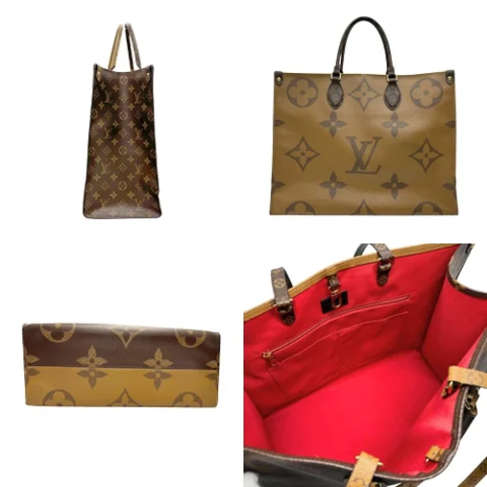 Louis Vuitton Vintage Pre-owned Canvas handbags Brown Dames