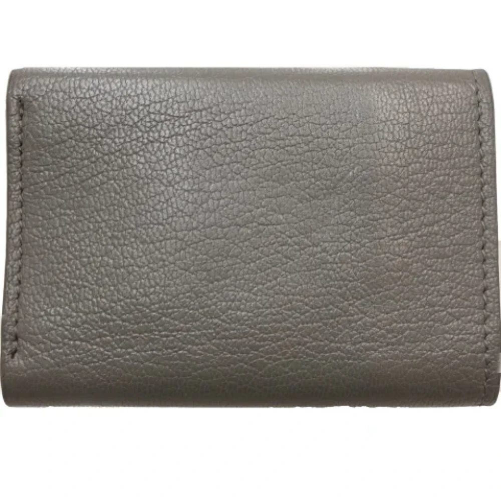Balenciaga Vintage Pre-owned Leather wallets Gray Unisex