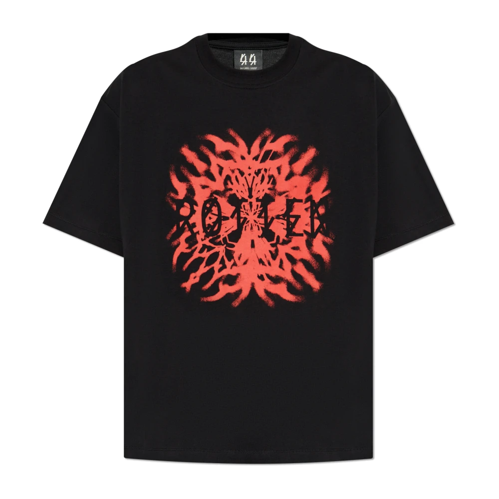 44 Label Group T-shirt met logo Black Heren