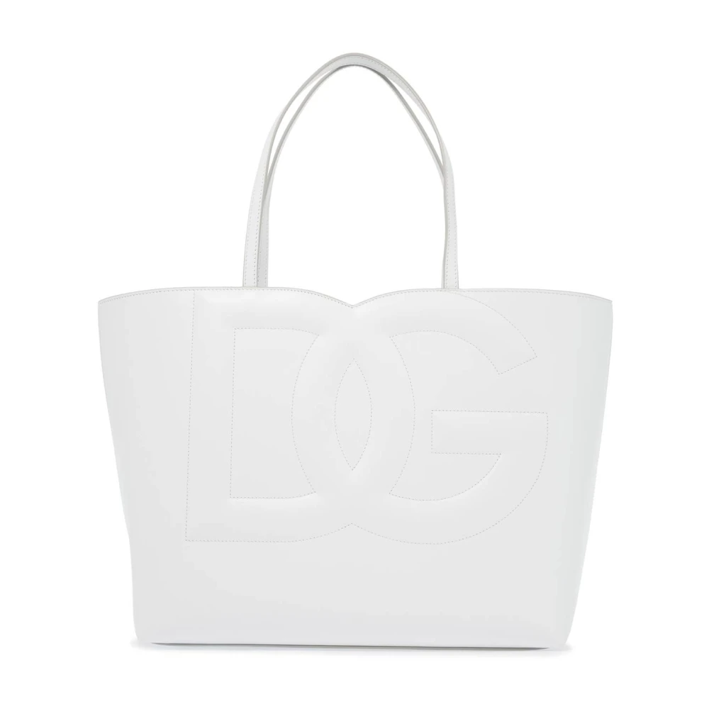 Quiltet DG Logo Skinn Tote Bag