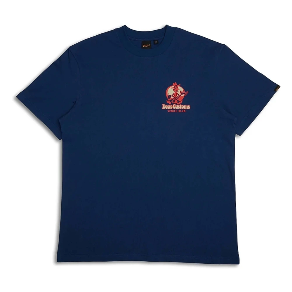 Deus Ex Machina Gaucho T-shirt Blue Heren