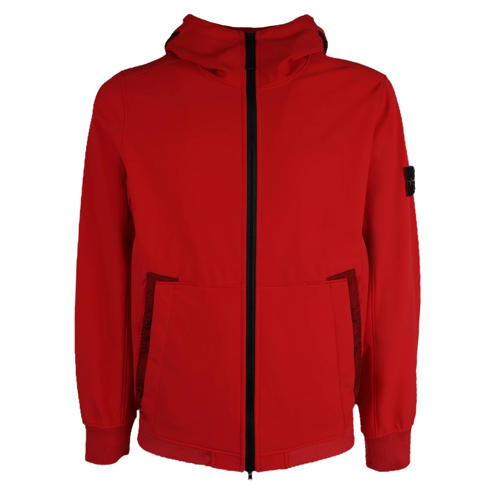 Stone Island Rode All-Weather Jas Red Heren