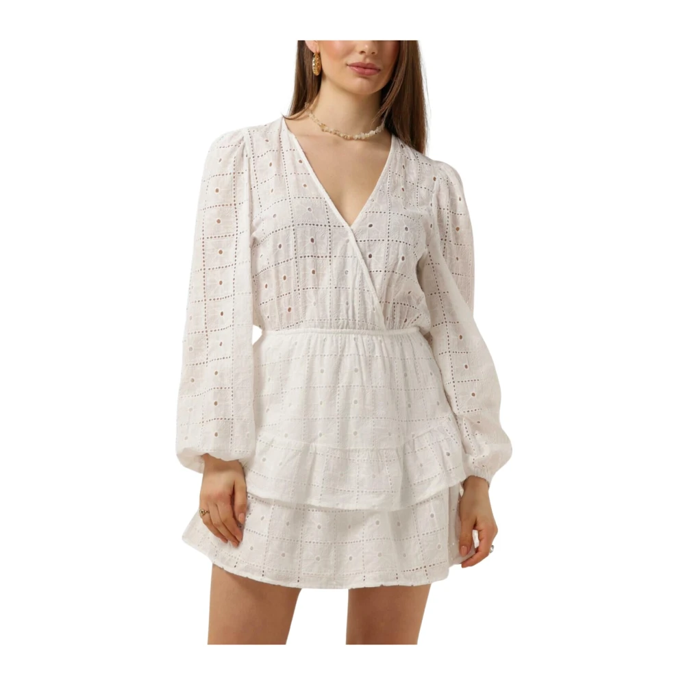 Refined Department Eloise Mini Jurk Elegant Wit White Dames