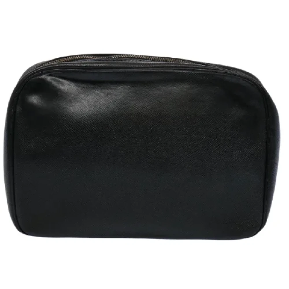 Louis Vuitton Vintage Pre-owned Leather clutches Black Dames