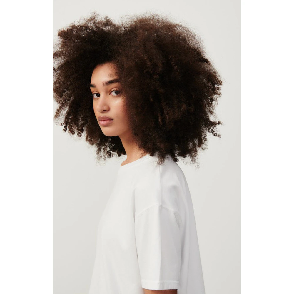 American vintage Klassiek Wit T-Shirt White Dames