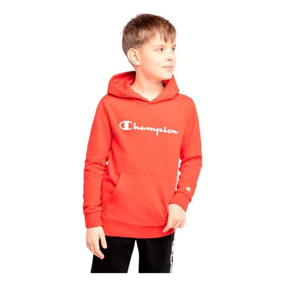 Champion Hoodie för Barn Red, Unisex