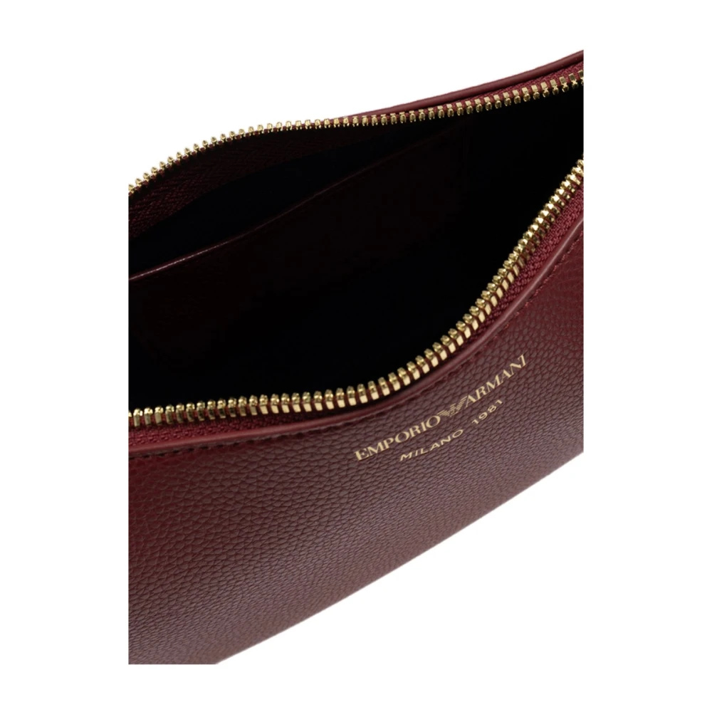 Giorgio Armani Dames Schoudertas in Burgundy Red Dames