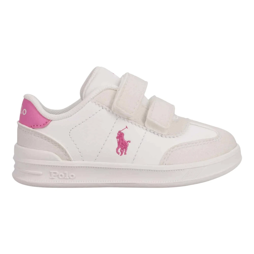 Ralph Lauren Girls White Kids Sneakers, 25 Eu, Hollis Ez Trainers