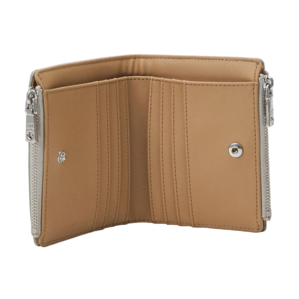 Love Moschino Stijlvolle Portemonnees en Kaarthouders Gray Dames