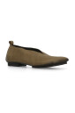 green-leather-ballet-flats