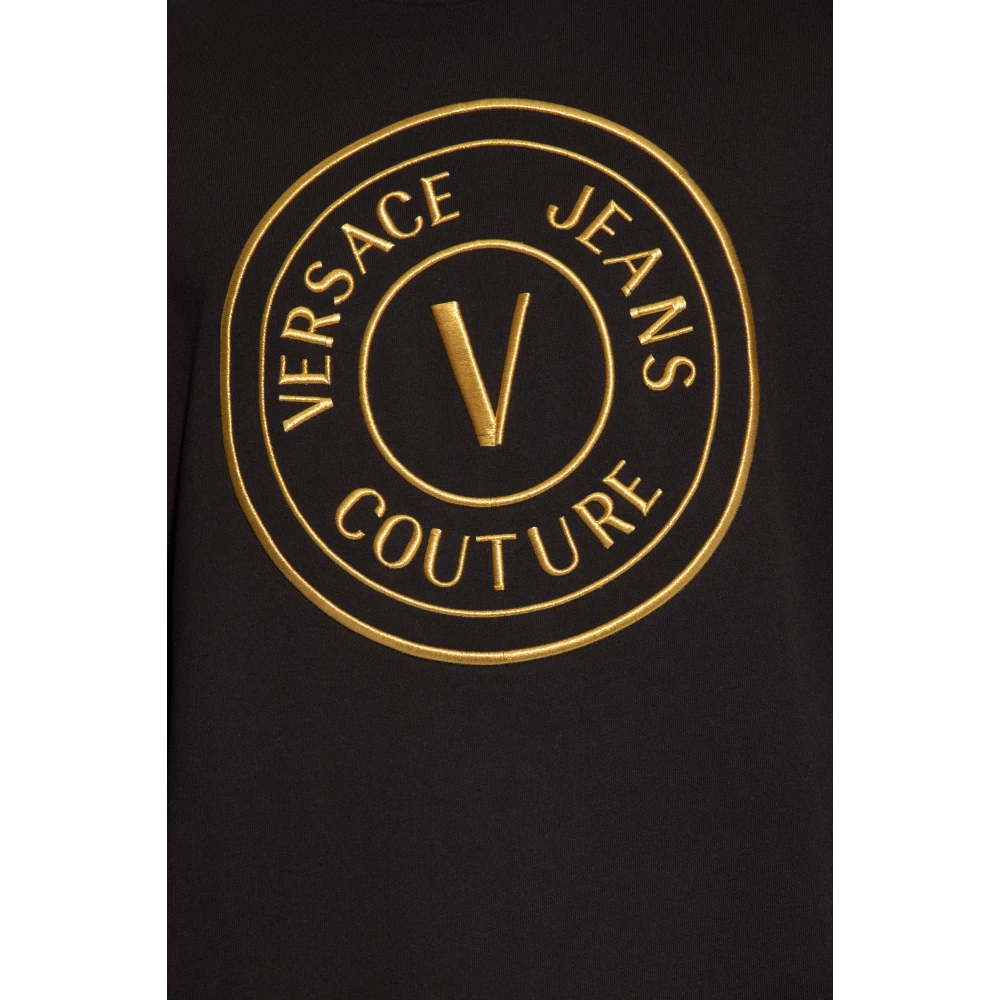 Versace Jeans Couture Bedrukte sweatshirt Black Heren