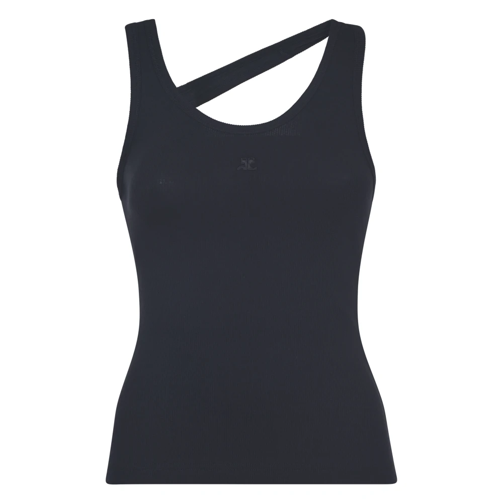 Courrèges Zwarte Top voor Vrouwen Black Dames
