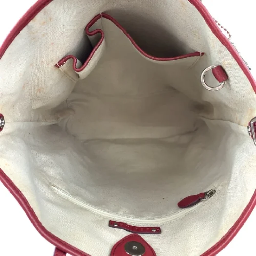 Celine Vintage Pre-owned Canvas totes Red Dames