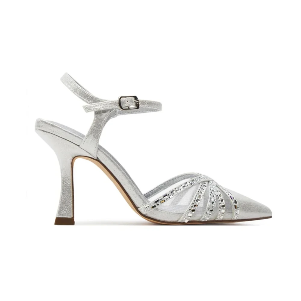 Menbur Vrouw Grijs Schoenen Dames, 37 Eu, Tule, Slingback Laminata