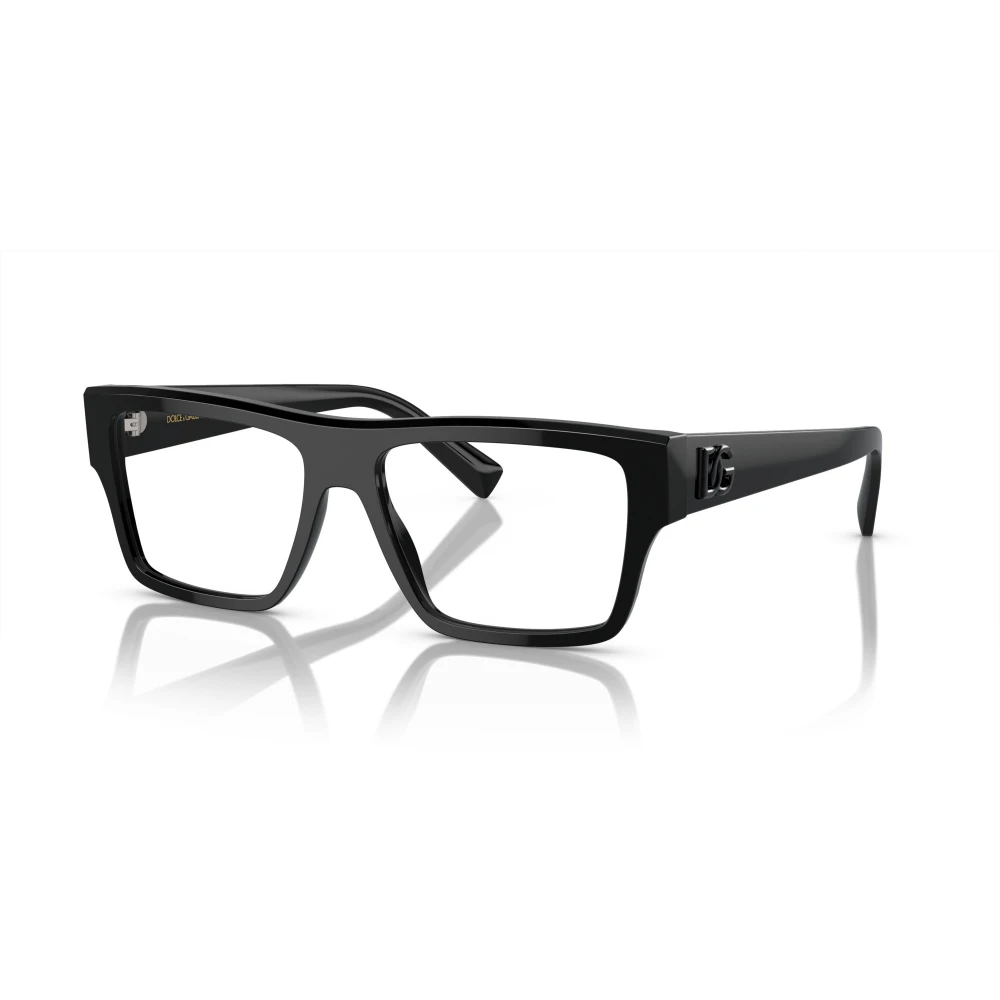 Dolce & Gabbana Zwart Optisch Montuur Klassieke Stijl Black Heren